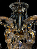 Maria Theresa Chandelier  26" W Gold Crystal Chandelier